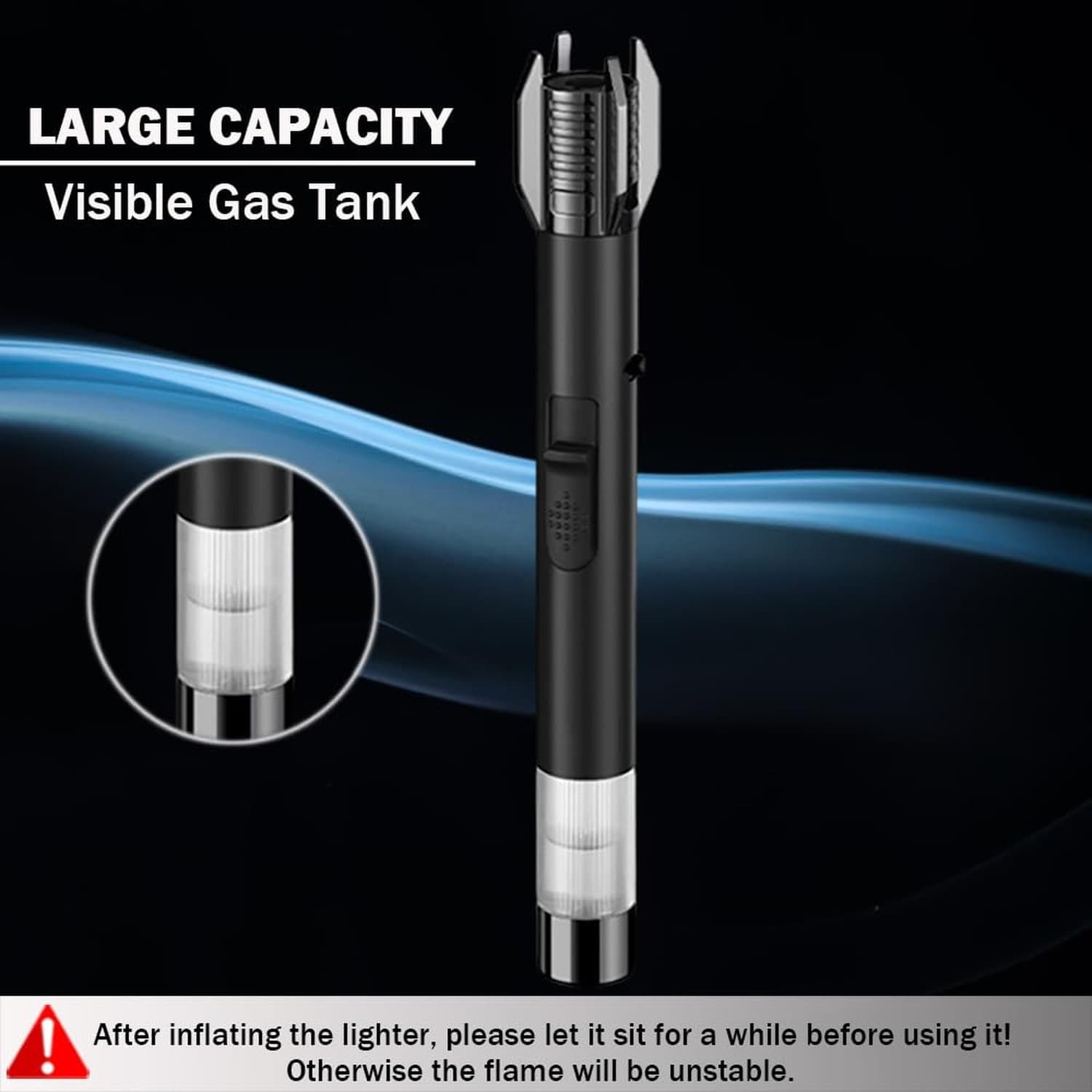 Lightsaber Lighter, Bright Fire Lighter, Butane Torch Lighters with Safety Lo... 4