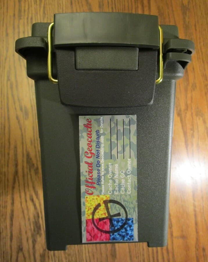 Practical Geocaching® – 12 Official Geocache Labels - STEALTH  GX Logo 3