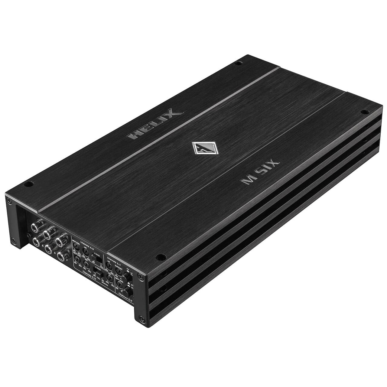 HELIX M SIX 6-Channel Amplifier, 6x100w or 3x200w RMS @ 4 Ohm, Class D -Open Box