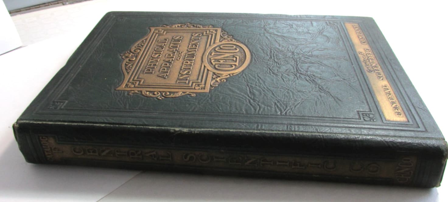 1929 CENTRAL SCIENTIFIC CO. CATALOG F Physical Apparatus, Microscopes, Scales 2