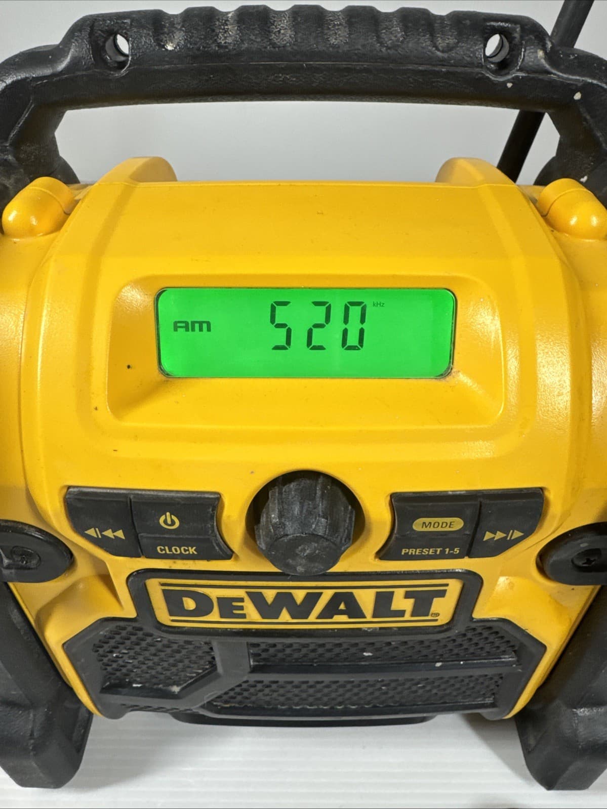 DeWalt DCR018 Compact Worksite Radio 20V, 12V, & 18V Multi-Port / Aux & USB 5