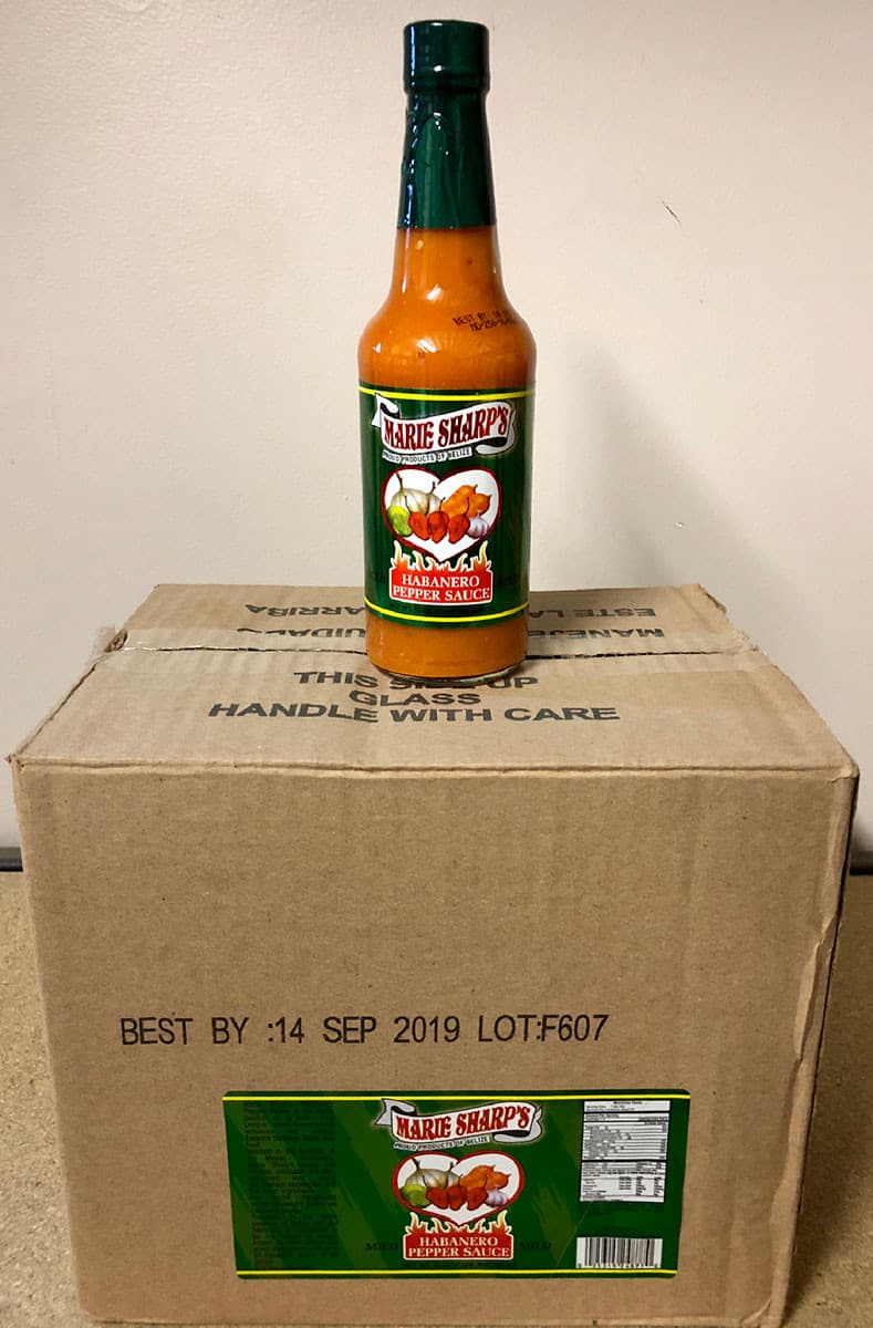 Marie Sharp's Mild Habanero Hot Sauce (10 oz) - 12 pack of Bottles