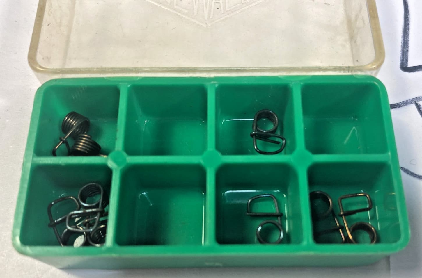 Lot of Clockmaker Watchmaker Newall Clock Parts No. 77 Lot# J2 5