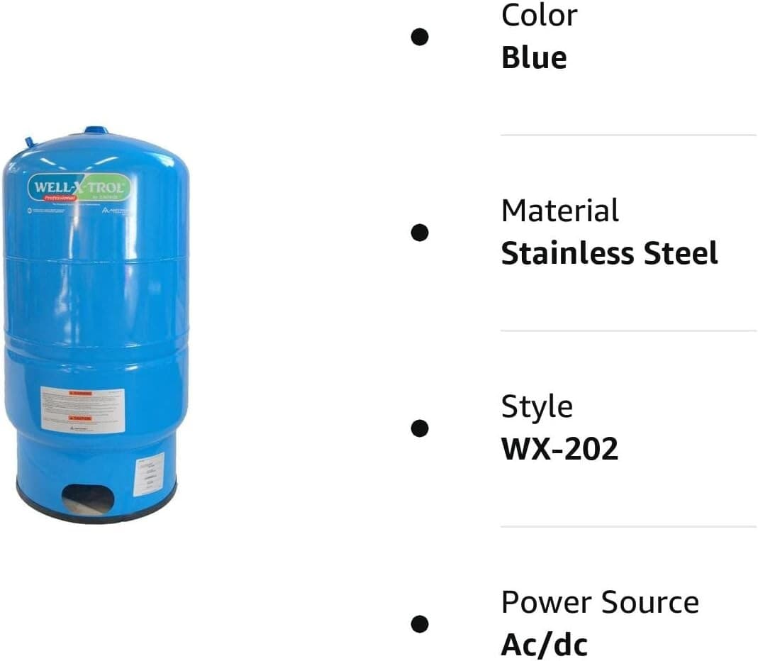 NEW Amtrol Well-X-Trol WX-202 20 Gallon WELL Water Pressure Tank USA MADE 2