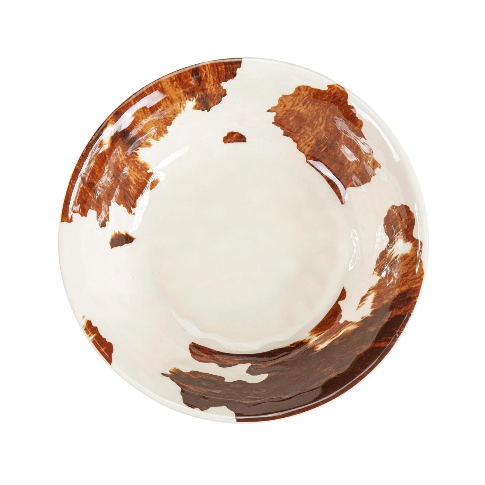 Paseo Road Elsa Cowhide Melamine Dinnerware Set 5