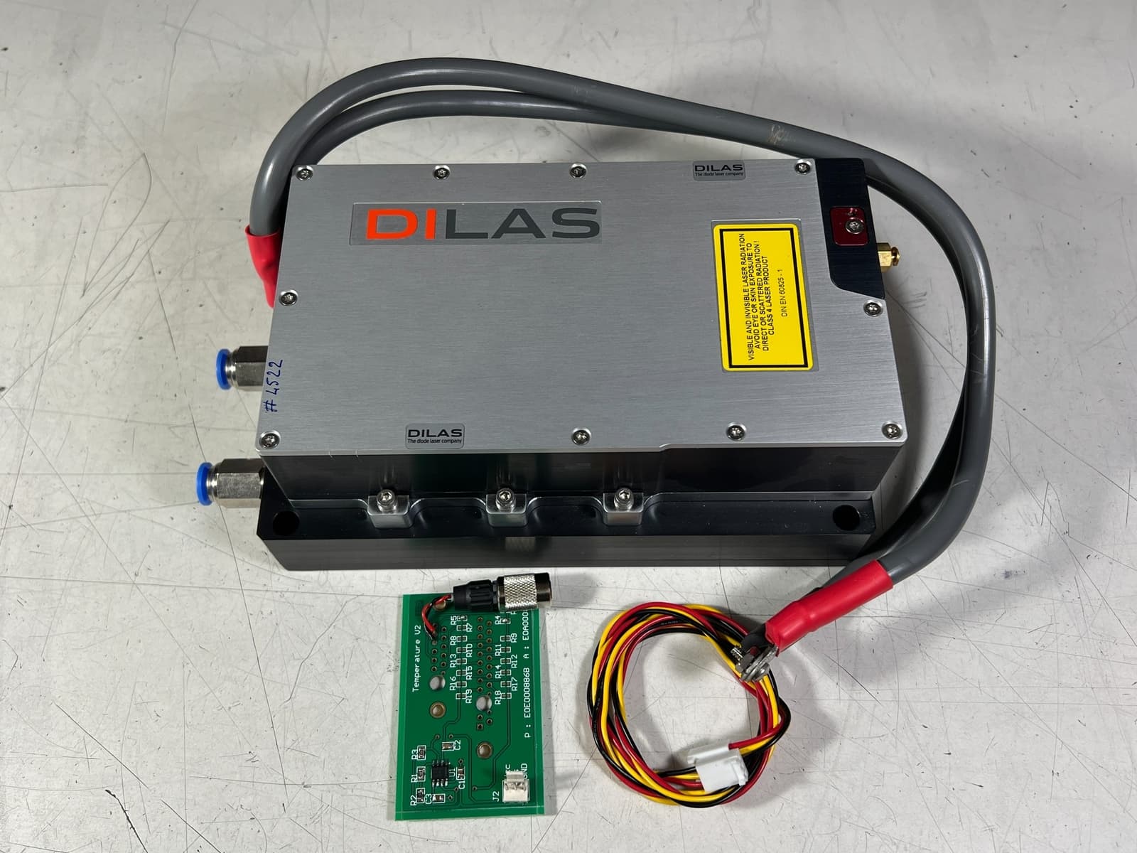 DILAS 135W 976nm Pump Laser Diode Module CW, SMA Fiber, Water Cooled