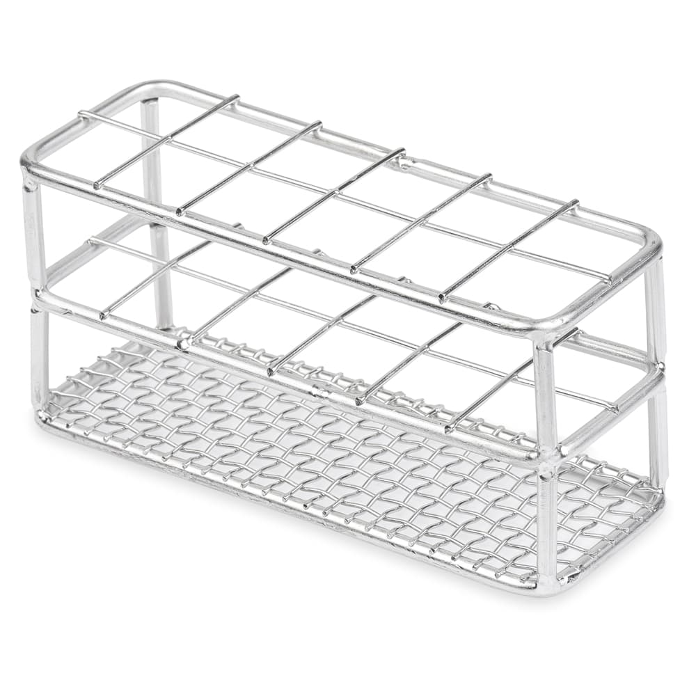 Stainless Steel Test Tube Rack, 16/18mm, 12 Place, Karter Scientific - 234J3