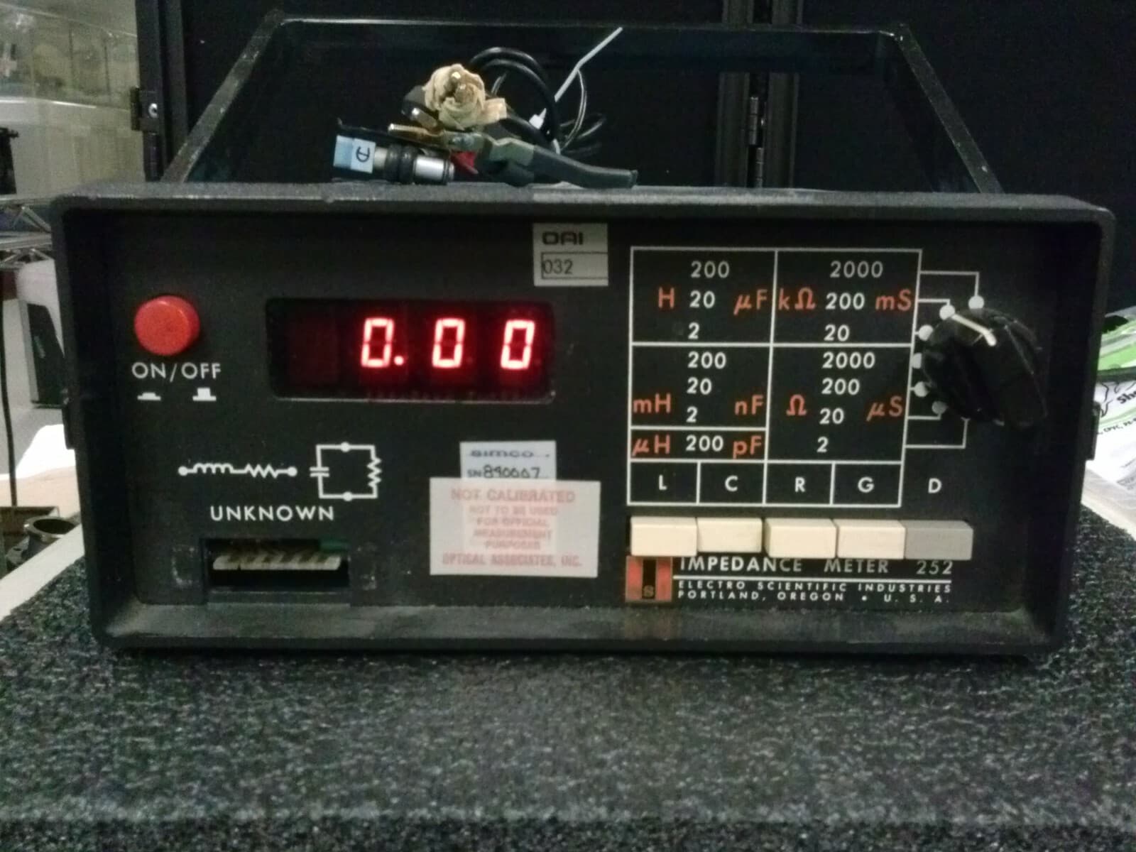 ESI ELECTRO SCIENTIFIC Industries Impedance Meter 252 2