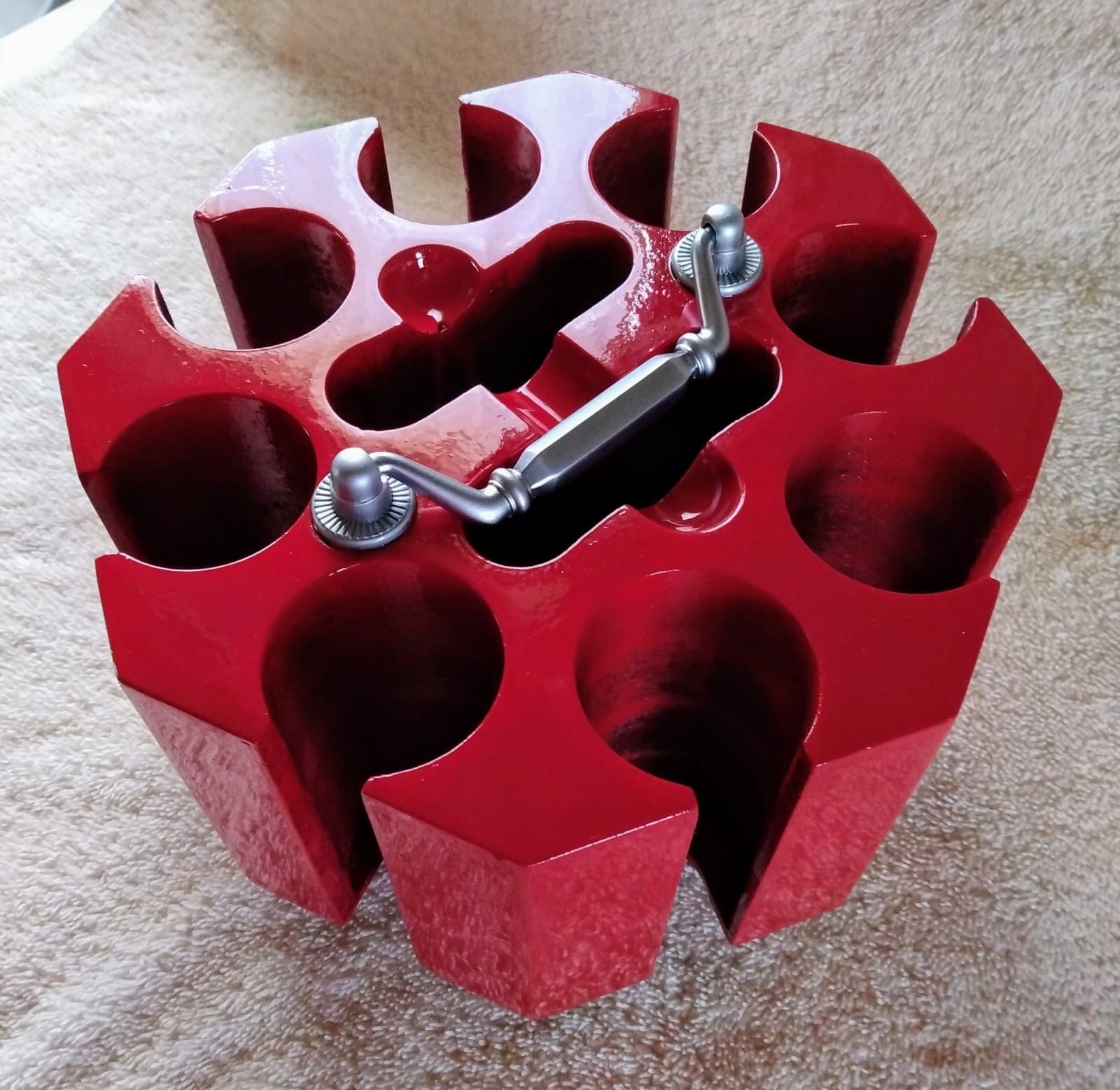 Ace Of Hearts Octagon Poker Set With Gold & Silver Marlboro Chips 5