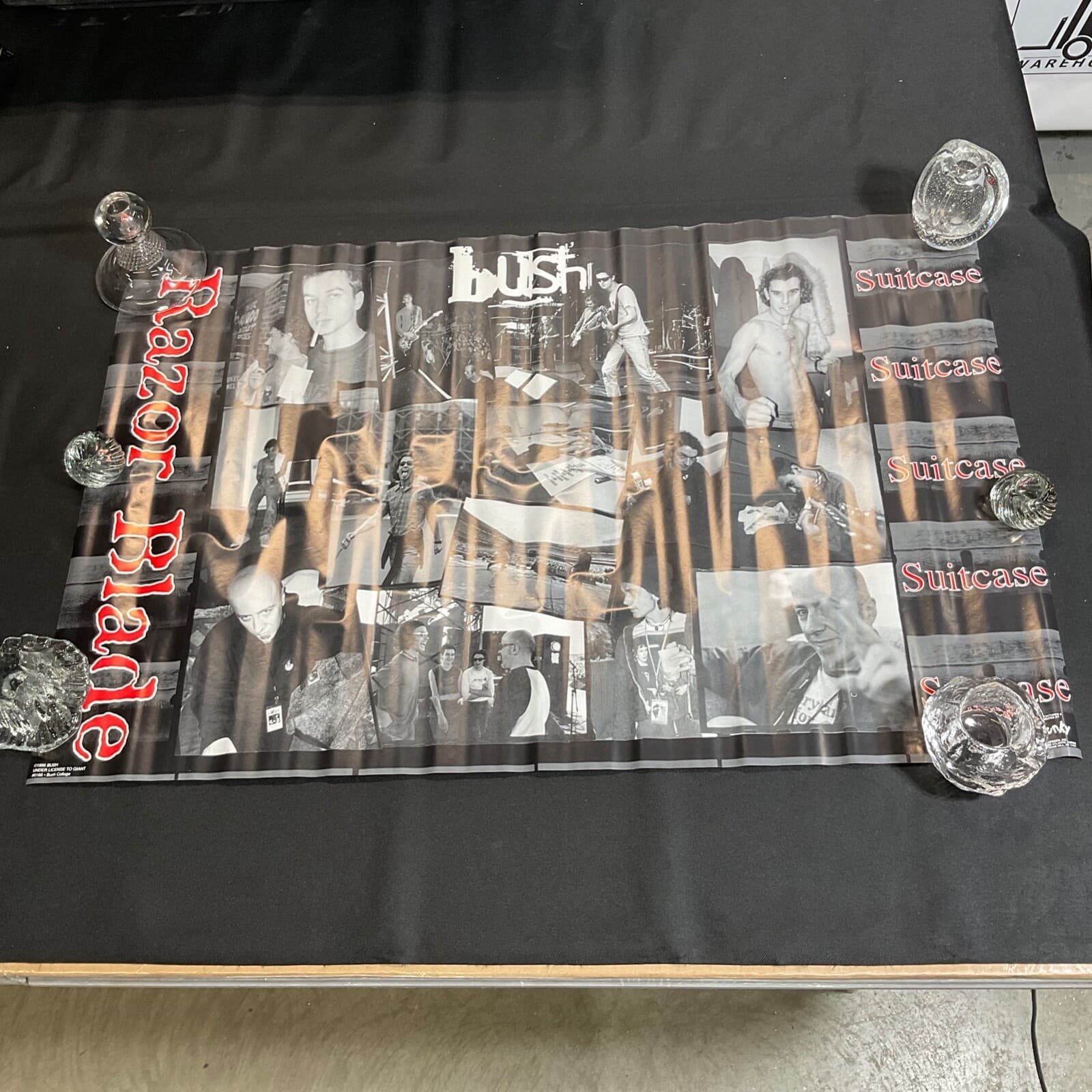 Bush Razor Blade Suitcase 1996 Original Poster 22x34" NOS SEALED P46 3