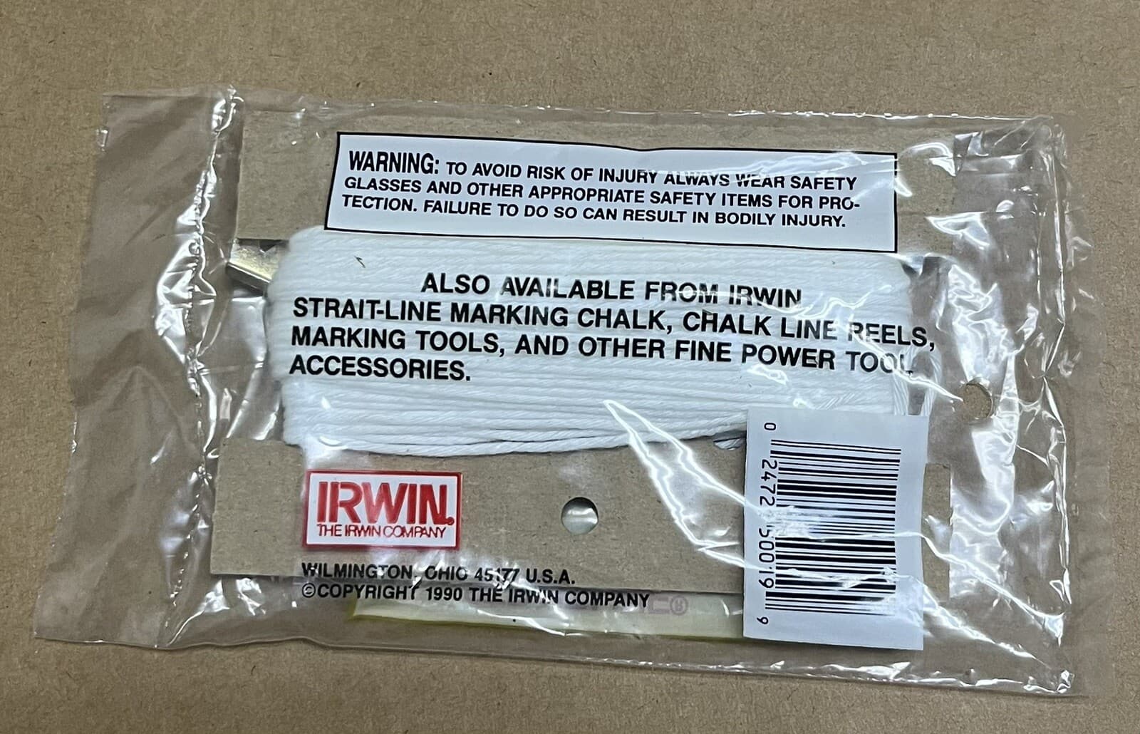 New IRWIN # 64610 Strait-Line Tite-Snap Chalk Line  30M 100 Ft. Made in USA 2