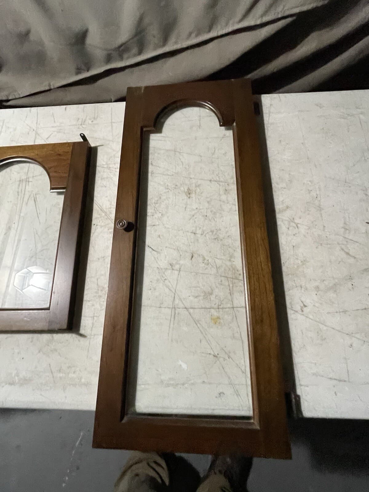 Barwick Howard Miller Grandmother Clock # 4858 Glass doors 5