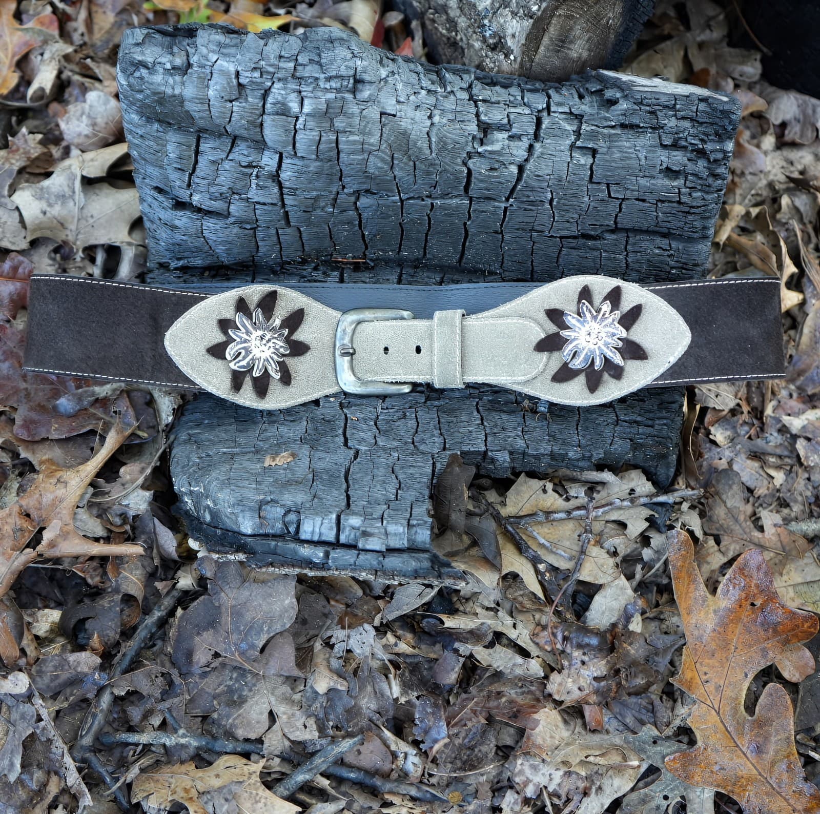 Vintage Olive Dirndl with Belt Oktoberfest Bavarian Tyrol Dress Size L 14 EU 44 4