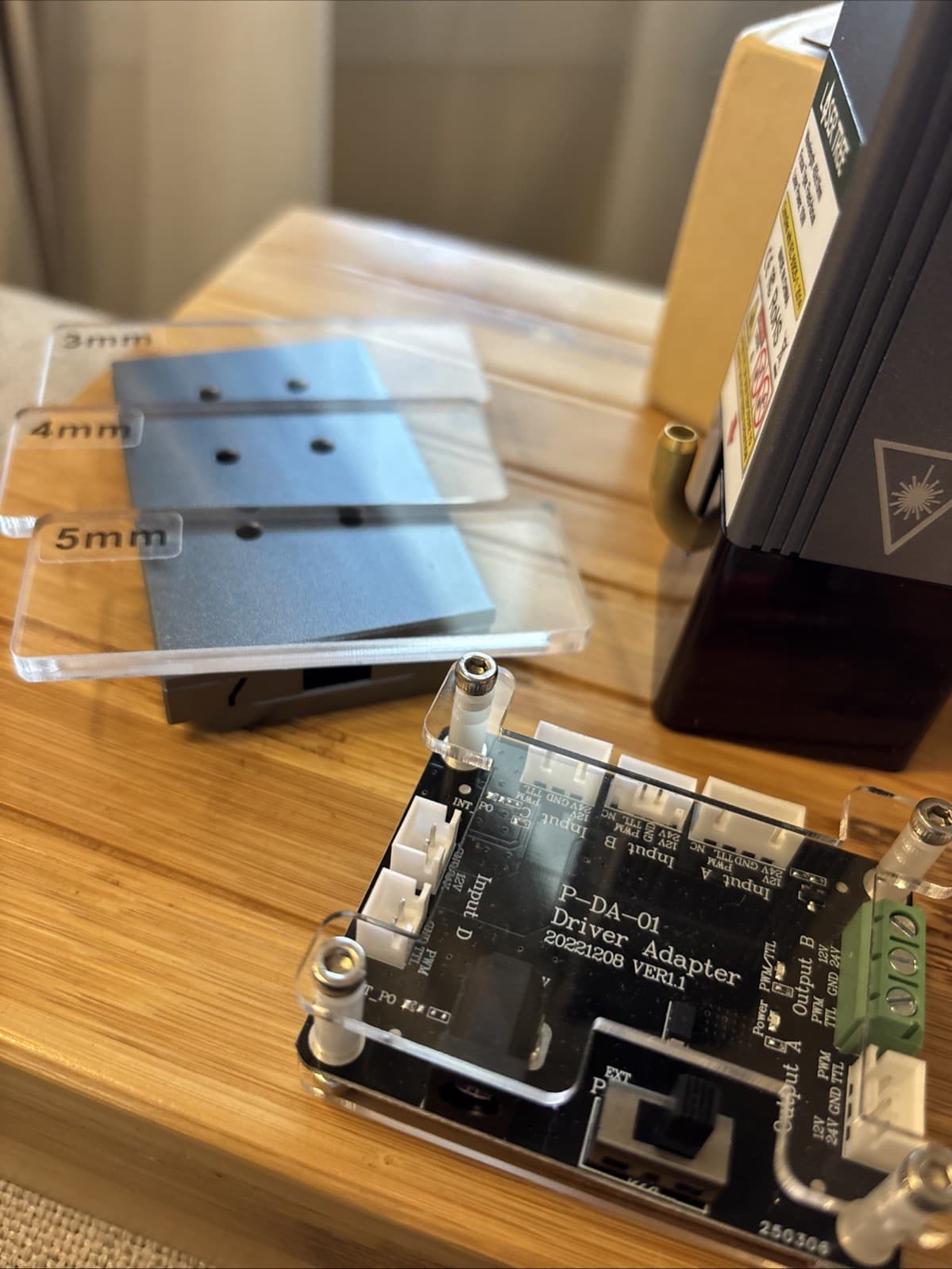 450nm 80W Laser Module Head for Laser Machine DIY engraving wood tools 3