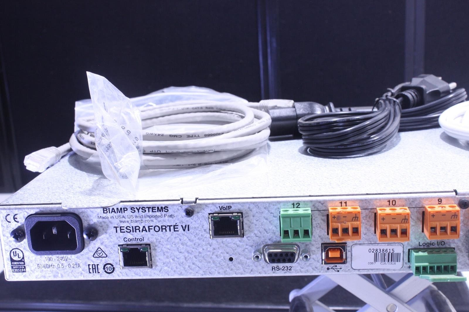 BIAMP WP-3B17 System Tesira Forte Digital Audio Signal Processor  SKU 223725 3