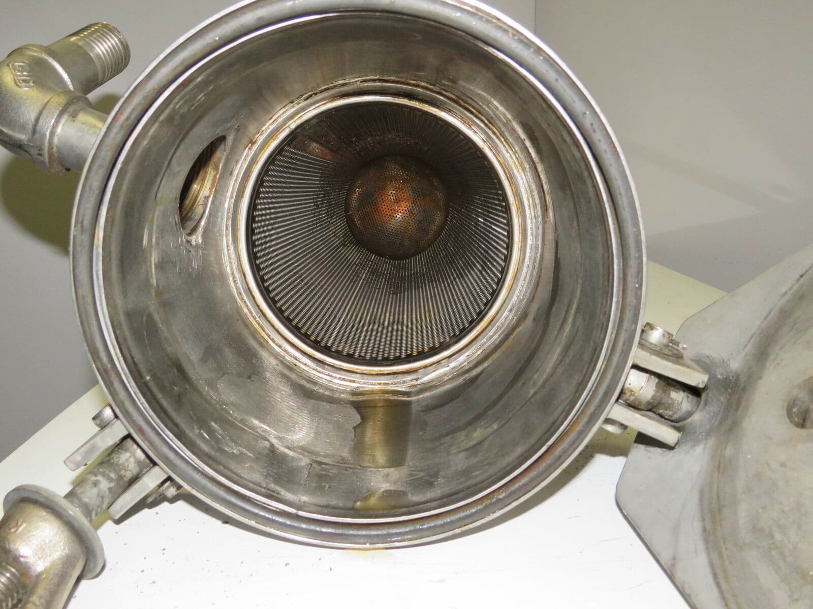 FSI BFNP12 Hydraulic Basket Strainer 304 Stainless Steel #2 Baghouse Filter 29"L 5