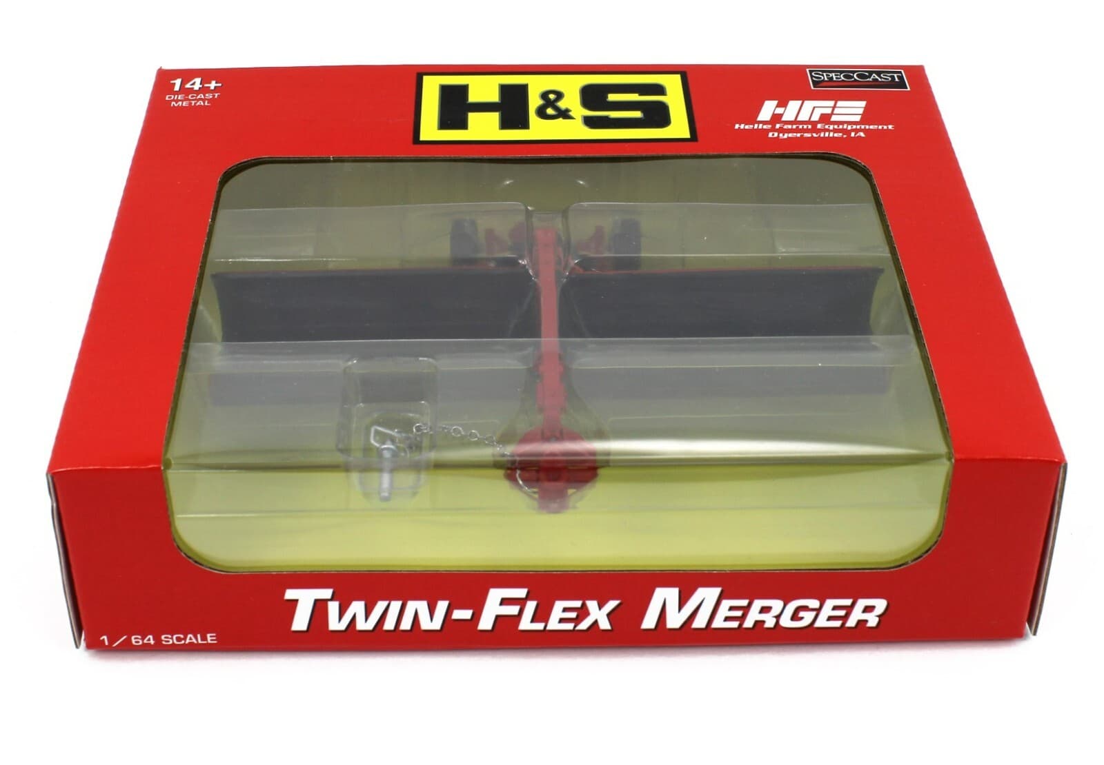 2023 SPECCAST HELLE 1:64 *H&S* Model 6128 Twin-Flex HAY MERGER *NIB* 6