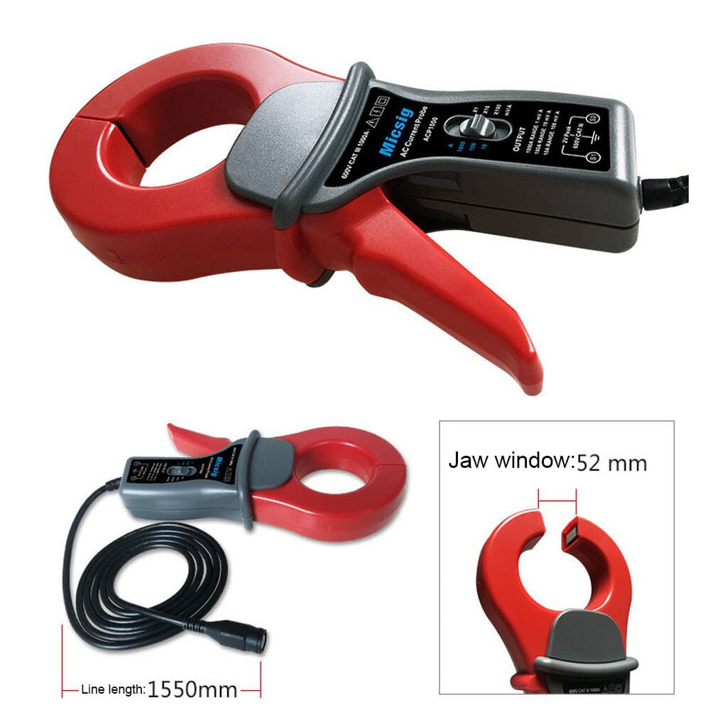 Micsig oscilloscope AC current probe 100KHz AC 1000A current measurement ACP1000 2