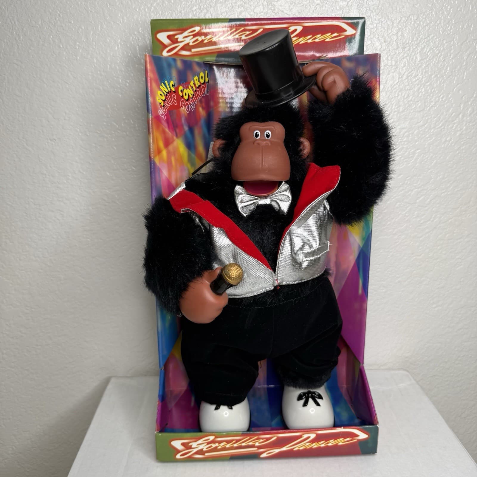 Vintage Rare Magogo Gorilla Dancer Singing Dancing Gorilla Toy Unused New in Box