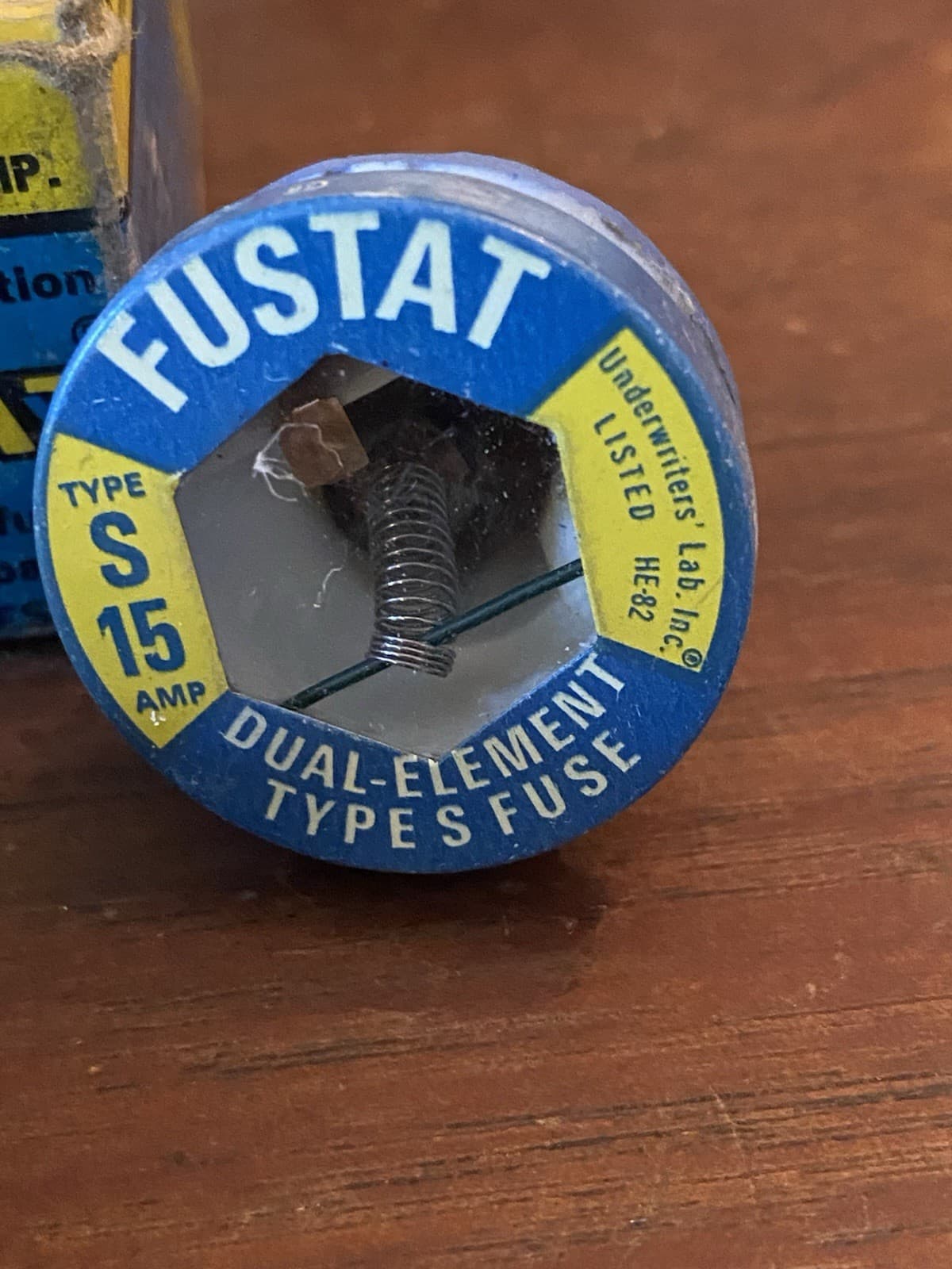 1 Box of Buss Fustat Type S Amp S 15 Amp Time Delay - 3 Fuses 4