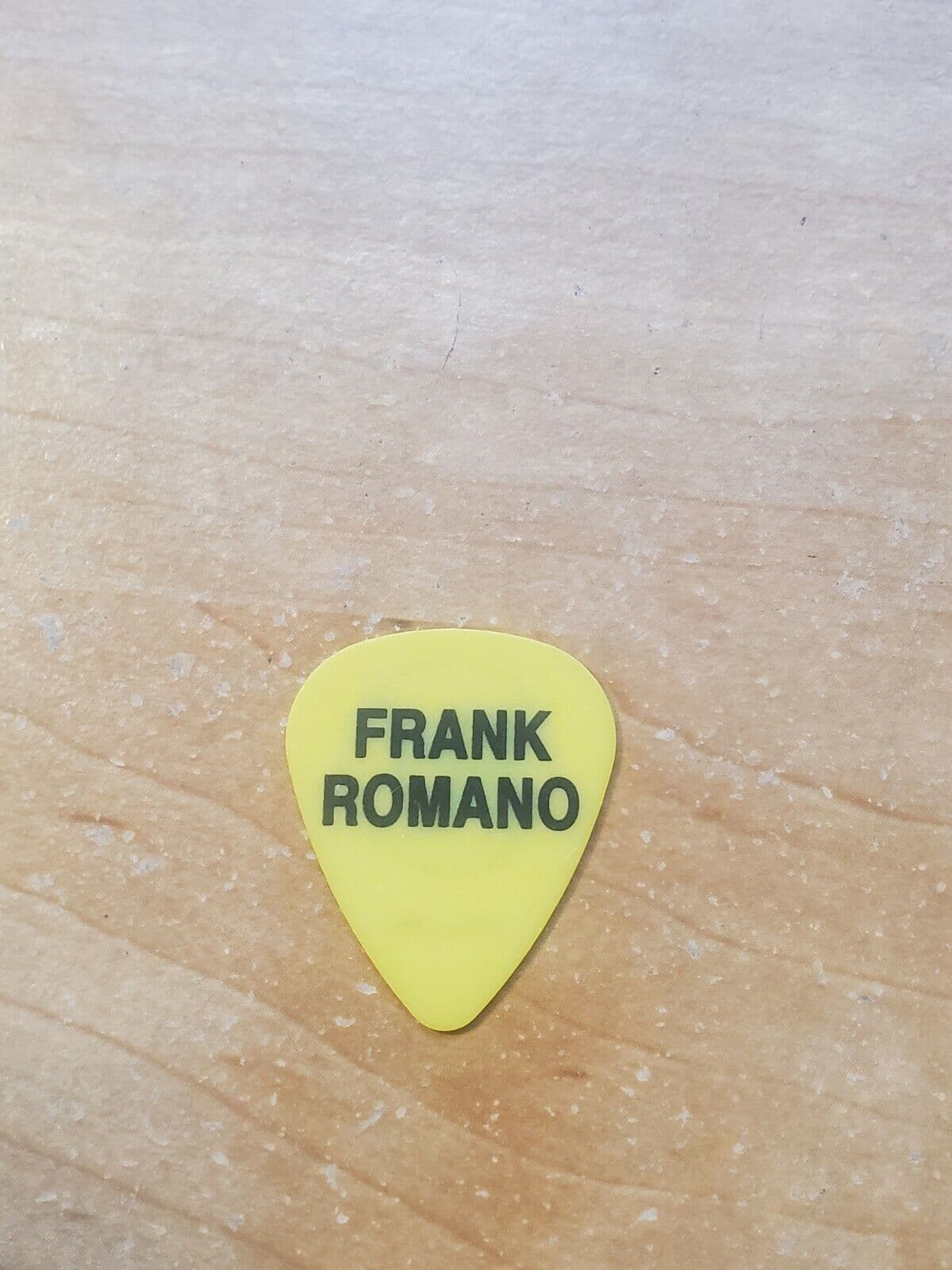 Rob Thomas 2010 Cradlesong solo tour Frank Romano yellow Rt Guitar Pick Pic 3