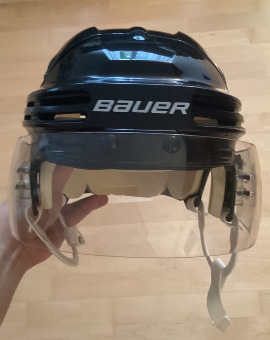 Bauer 4500 Hockey Helmet - Pro-Stock Black/Sz. Adult Sm - Oreo Cage - Helmet Bag 2