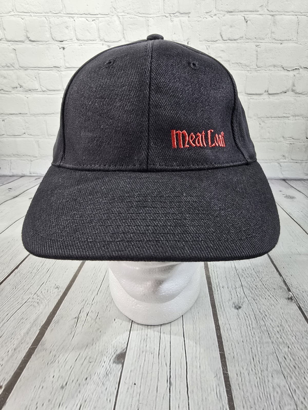 2012 Meat Loaf Concert Mad Mad World Tour Hat Cap Black Adjustable Rock Band NEW