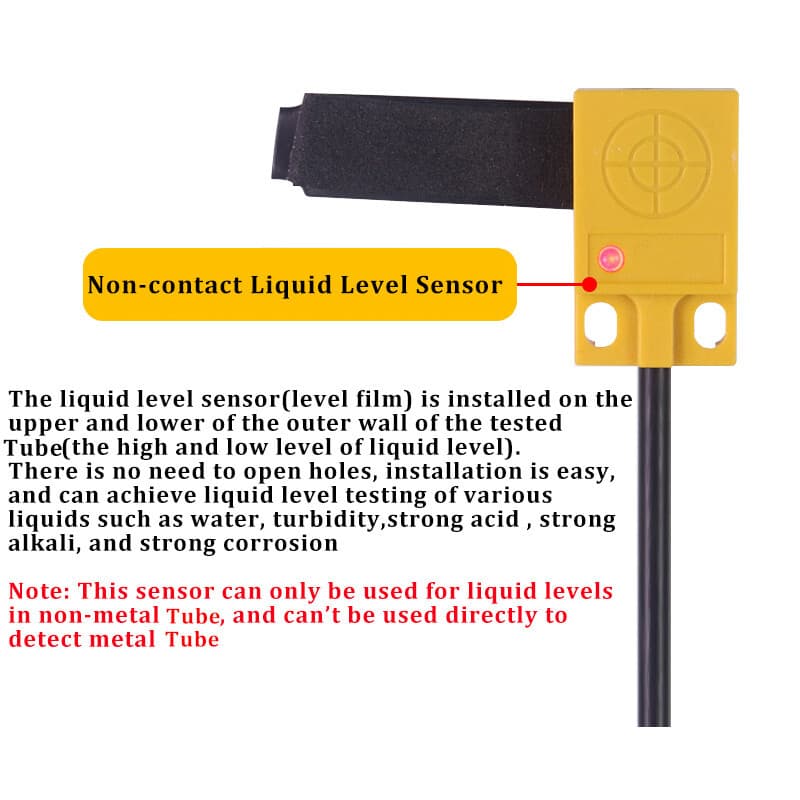 Non-Contact Liquid Level Sensor Water Alarm Induction Switch Detector DC 5-30V 5