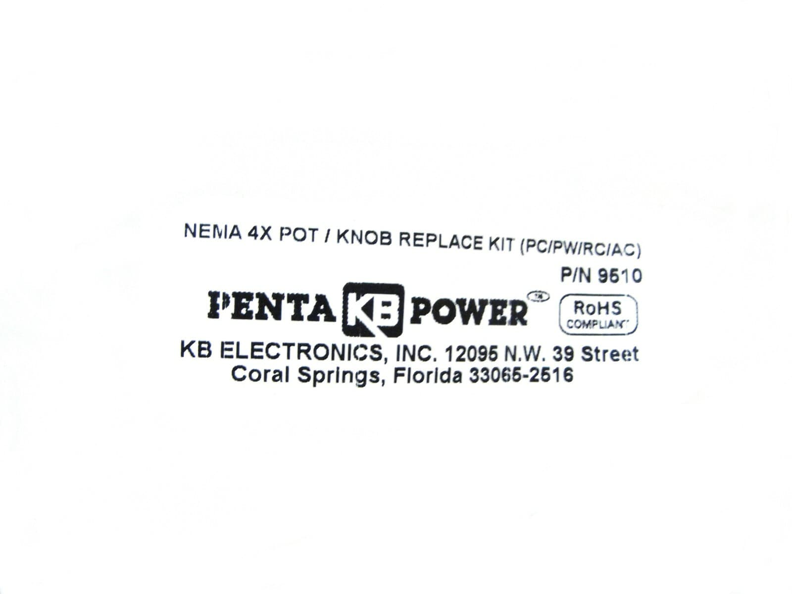 KB Electronics KB-9510 potentiometer kit for KBAC Series Drives 2