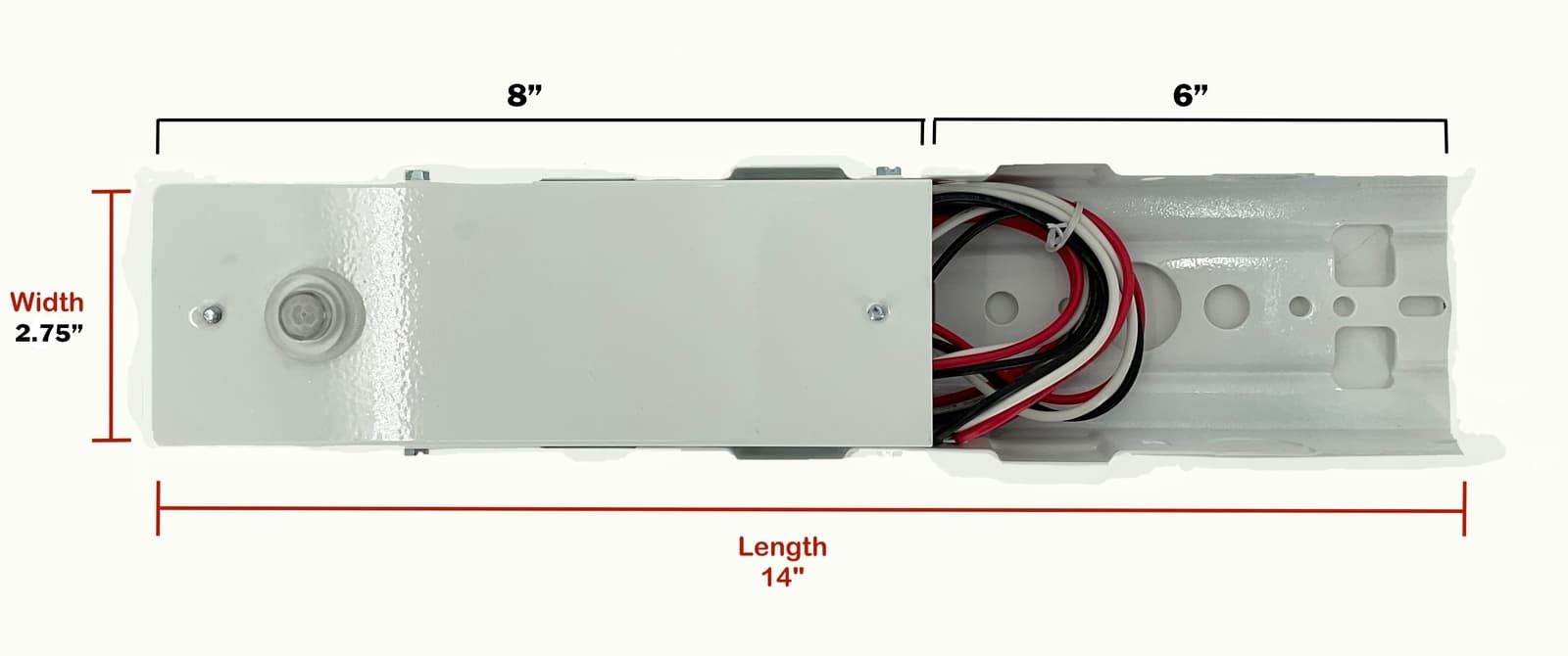 (Lot Of 4) Cooper/Metalux SNLED Base Low Bay End Of Row Motion Sensor LB-ERMS360 2