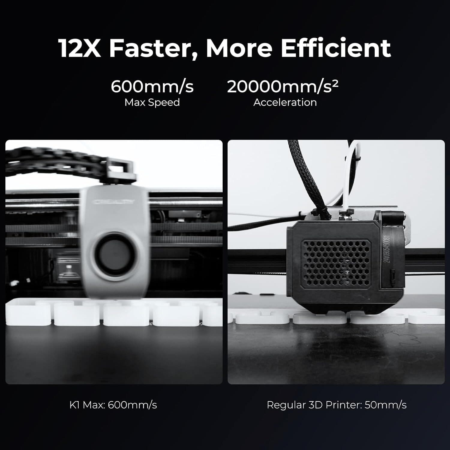 Refurbished Creality K1 Max 3D Printer 600mm/s Speed+2 Spools Hyper PLA Filament 2