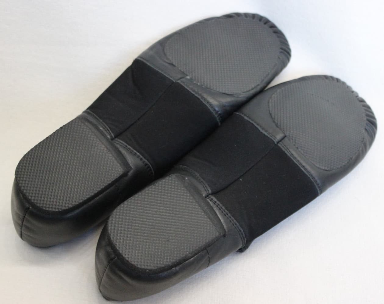 Jazz Shoes Size 9.5 Black Professional Split Sole with Elastic 5