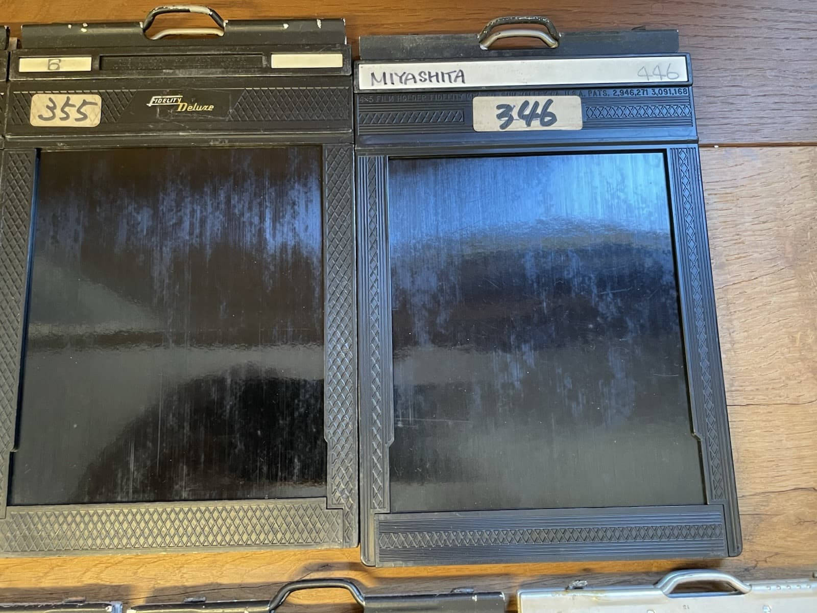 *Exc+++++* Lot of 9 Fidelity Deluxe 4x5 Cut Film Holder For Large Format 3