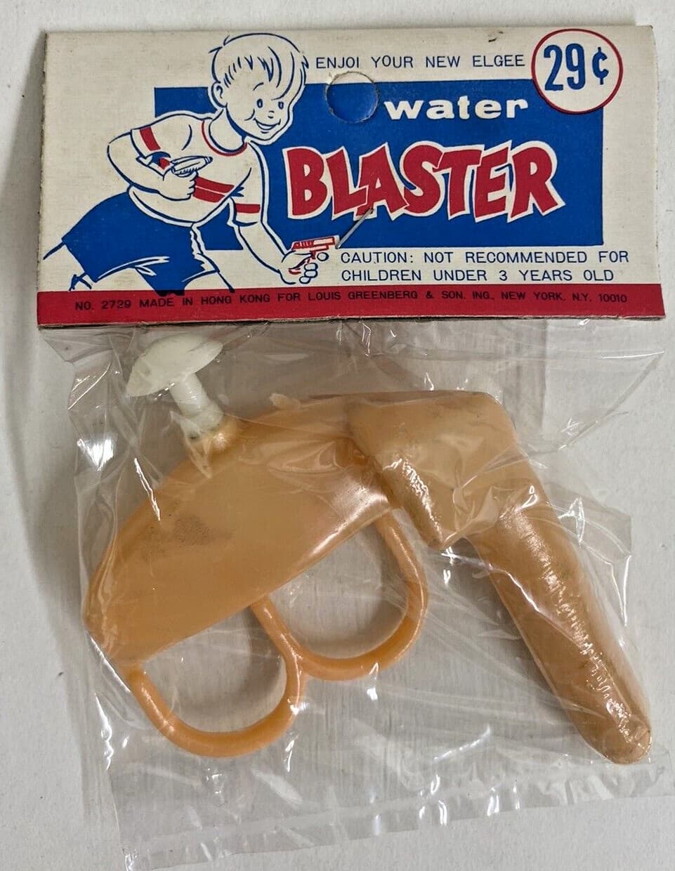 Pair of Sixth Finger Water  Gun 1960's Vintage New In Package 3