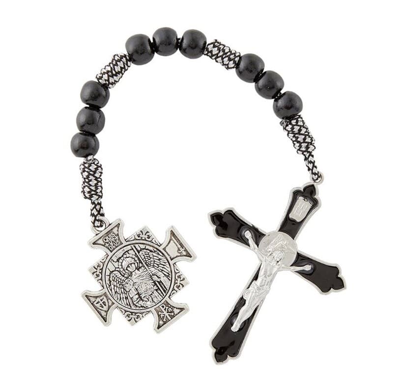 St Michael 1 Decade Rosary + Card Chaplet Tenacious Tenner  San Miguel Rosario 2