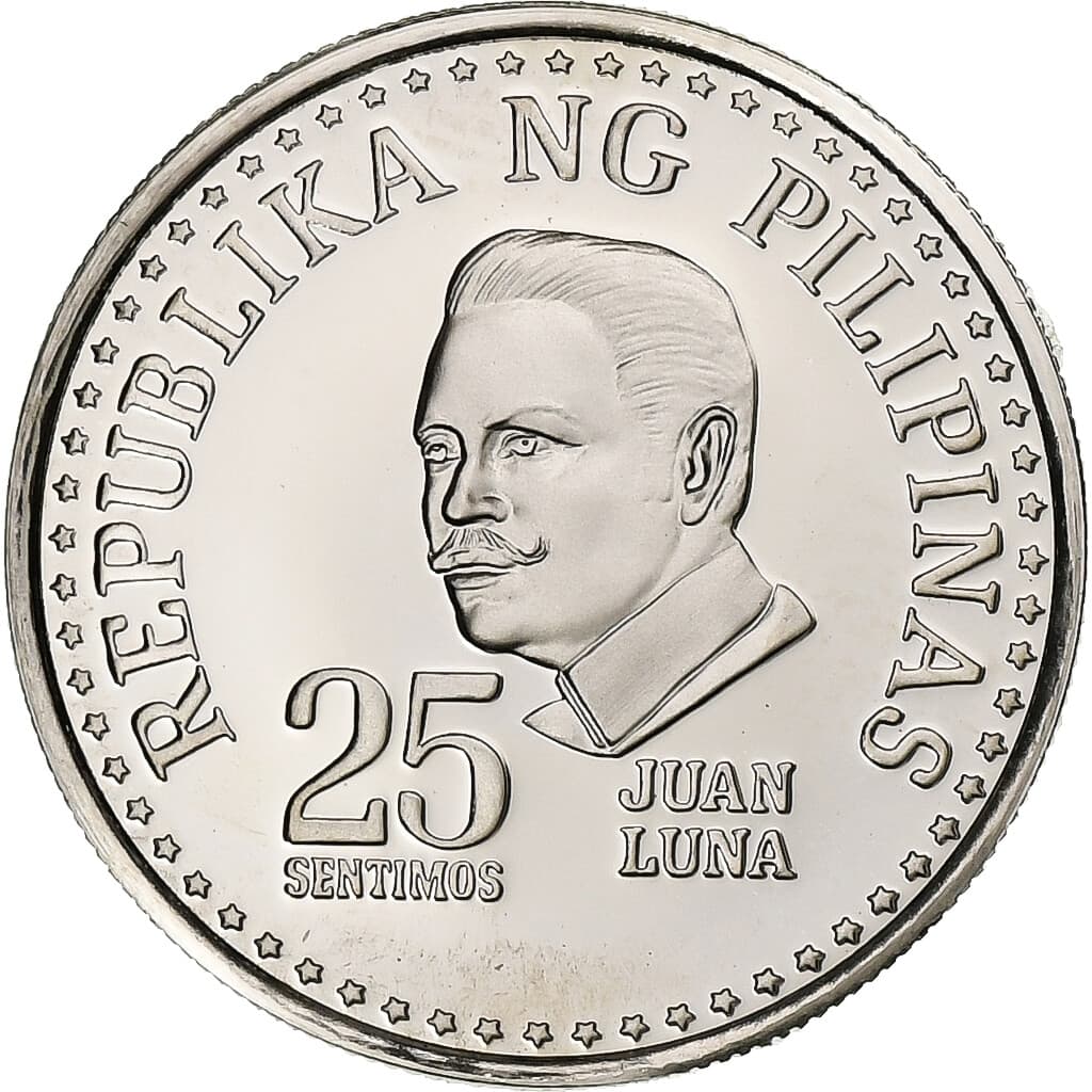 [#1307958] Philippines, 25 Sentimos, 1975, Franklin Mint, Proof, Copper-nickel,  2