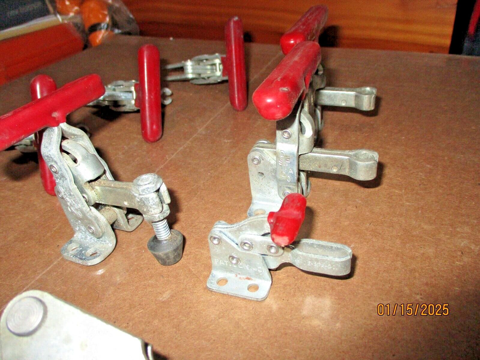 DE-STA-CO 305/T/202/207 T-Handle Hold Down CLAMPS (lot of 12) 3