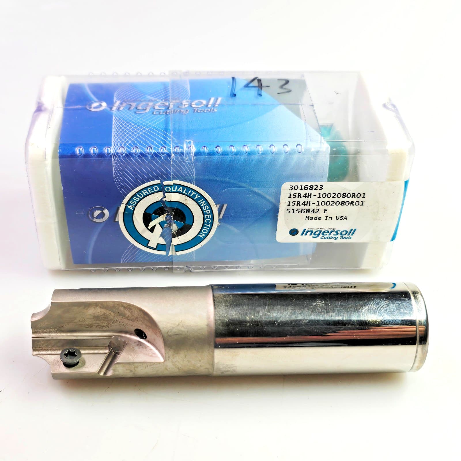 Ingersoll 1" 15R4H-1002080R01 Indexable Corner Rounding End Mill Cutter FEEW 4