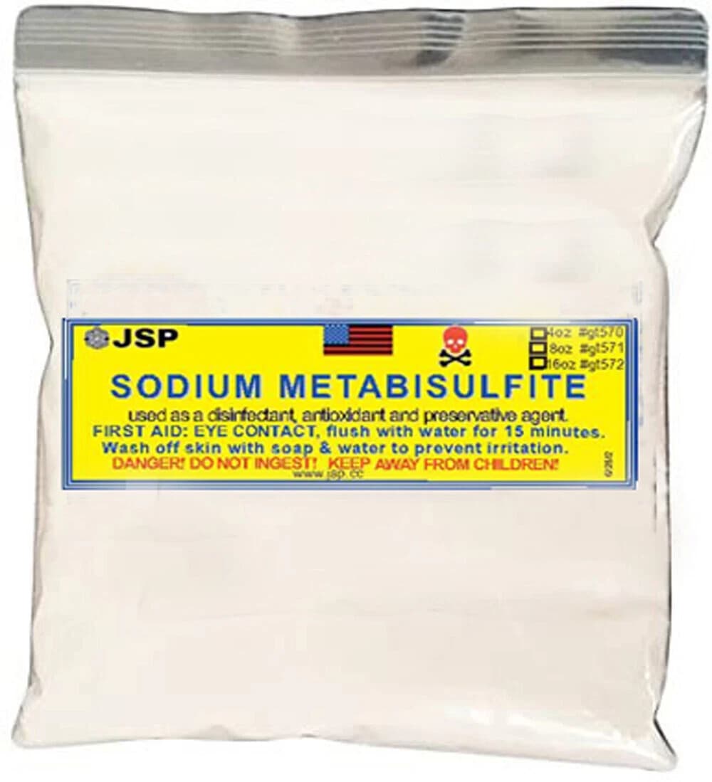 Sodium Metabisulfite 5lb Gold Precipitant Powder Refining Recovery Aqua Regia