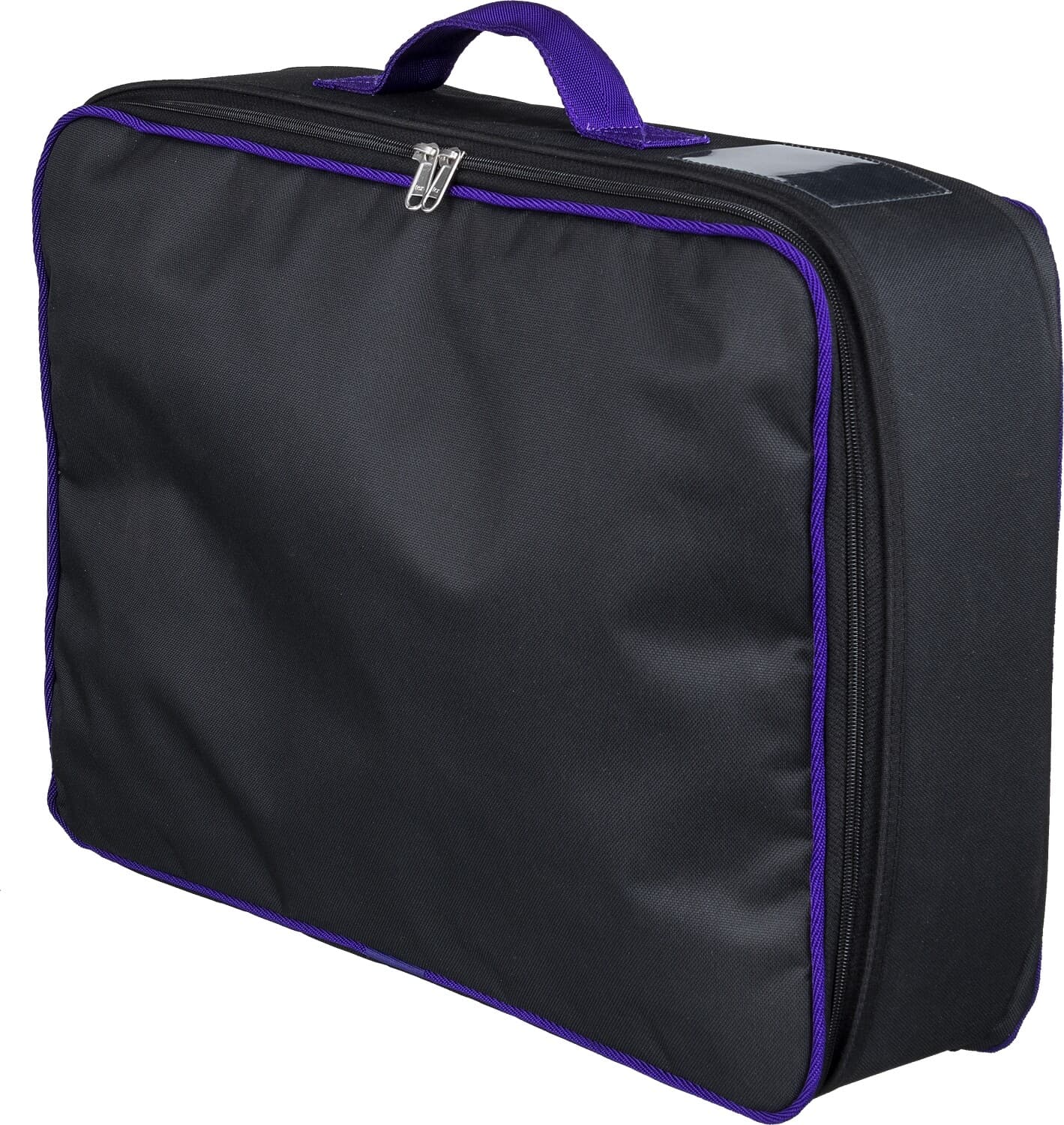 Stackable Protective Boot Case - Black with Blue or Purple Binding 3