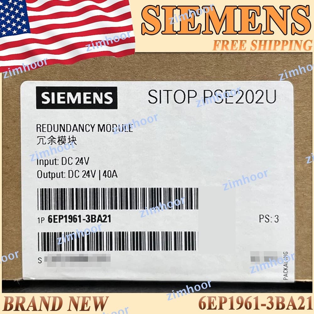 6EP1961-3BA21 New Sealed Siemens Redundancy Module 6EP19613BA21 FreeShip USstock