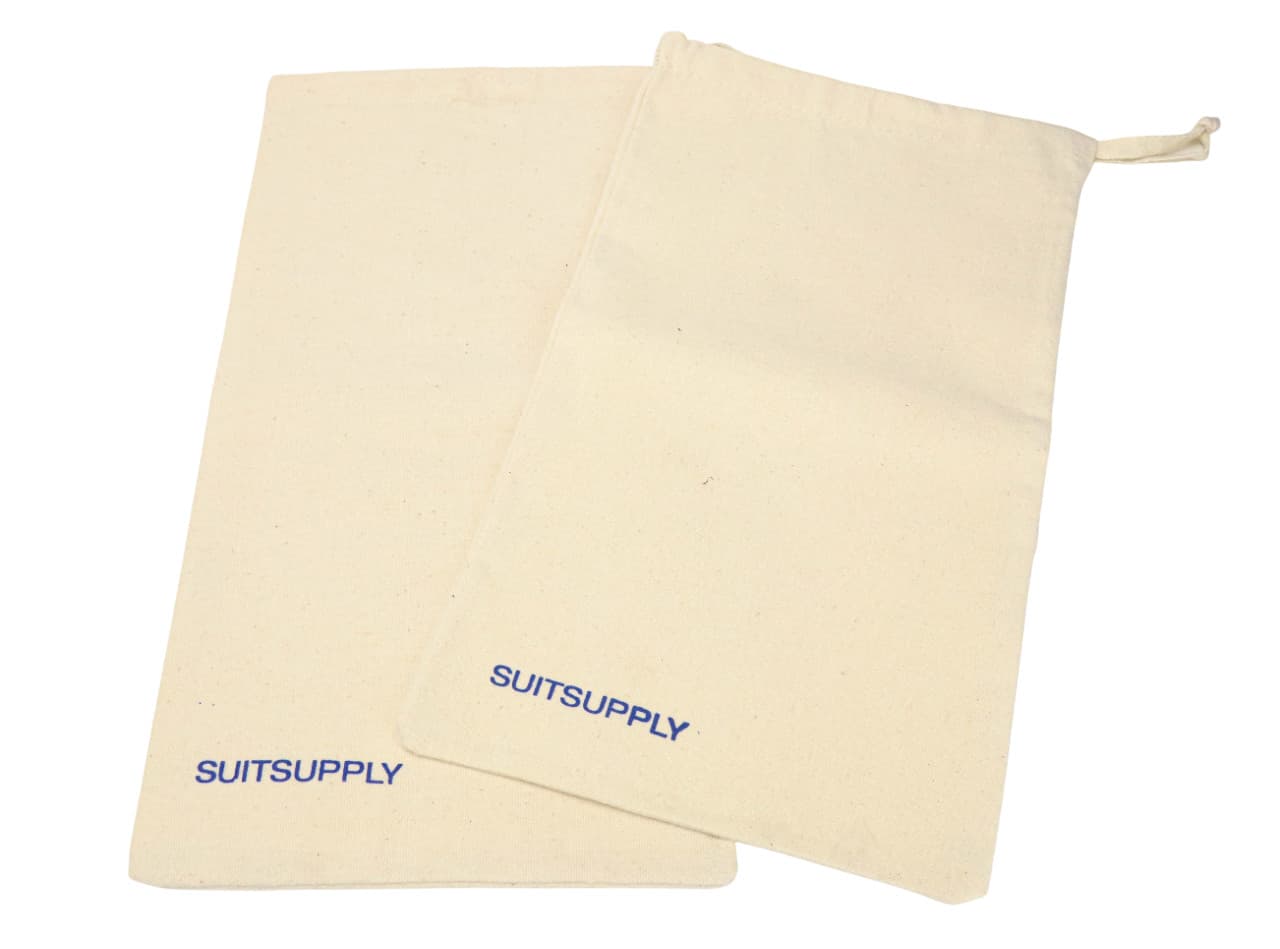SUITSUPPLY Shoes Bag Unisex One Size Pair 2 Piece Logo Dust bag Beige