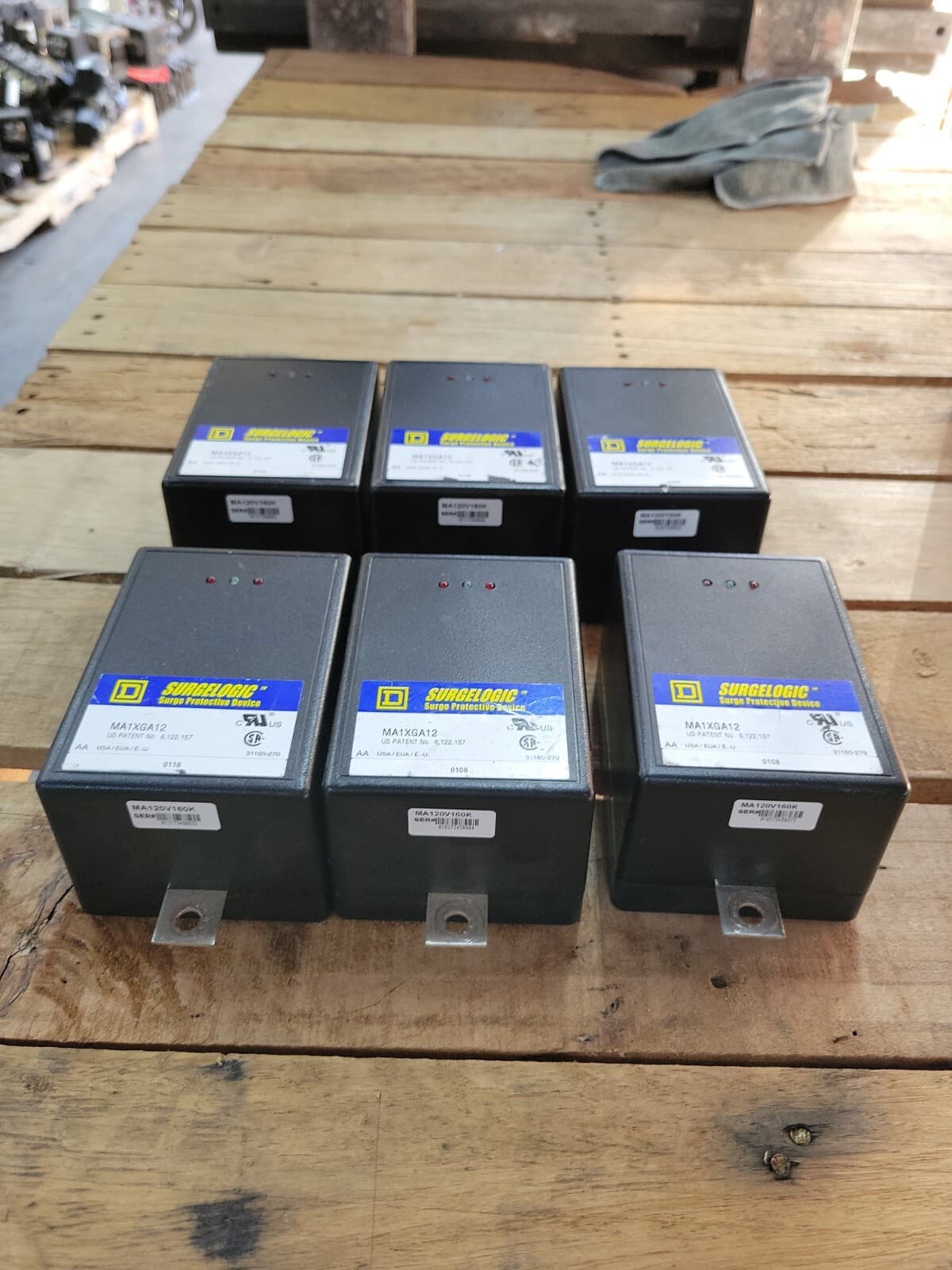 1 SQUARE D SURGELOGIC MA1XGA12 SURGE PROTECTION DEVICE  2