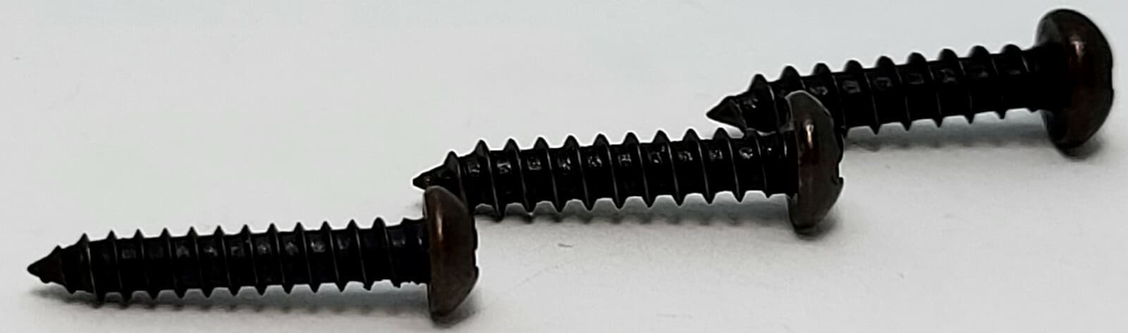 #4 #5 #6 x 5/8 Round Head Screws Bronze Plated Steel Small Phillips antique bras 3