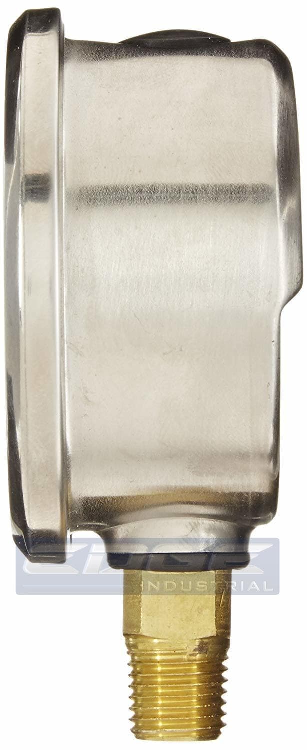 LIQUID FILLED PRESSURE GAUGE 0-400 PSI, 2.5" FACE, 1/4" NPT LOWER MOUNT WOG 2