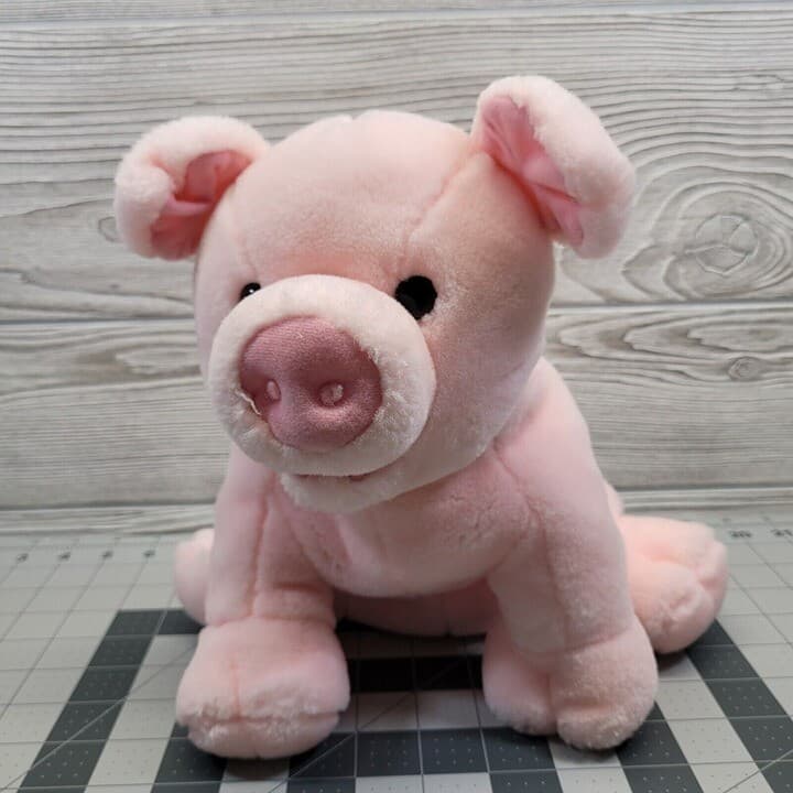 Pink Pig Piggy Puppet Ron Banafato Plush Stuffed Farm Animal No Oink Sound 2