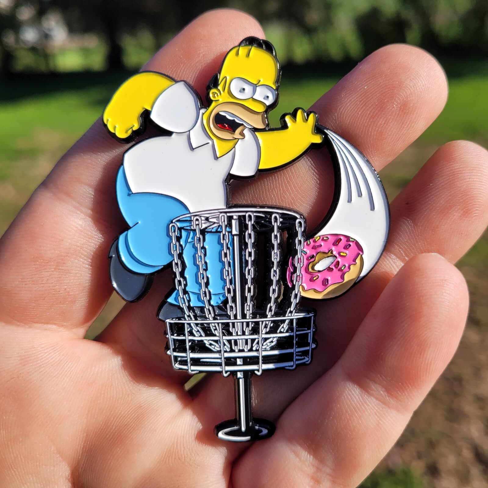 Top Quality Disc Golf Enamel Pin - Strong, detailed swag for your bag 2