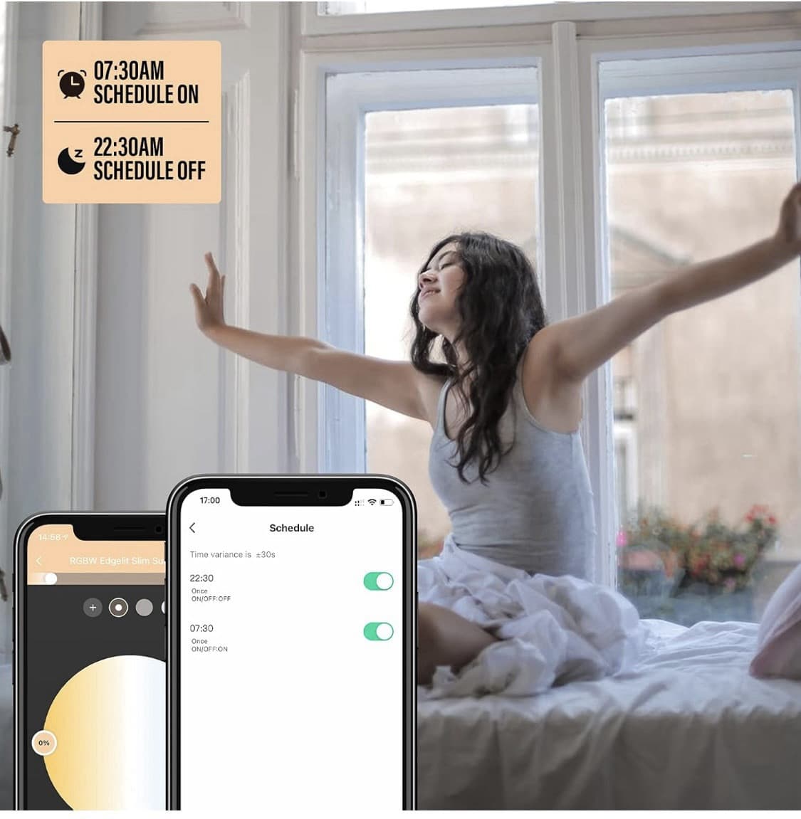 3" LED Recessed Canless Smart Wafer Downlight, WiFi APP & Voice Control 5