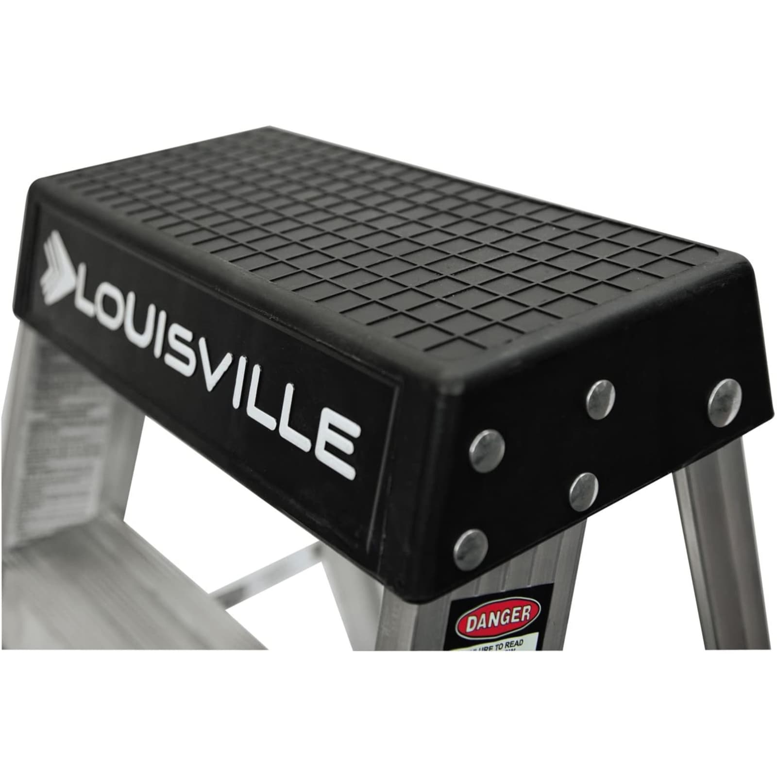 Louisville (#AS3002) ANSI rated, Type IA Heavy Duty Aluminum Step Stool, 2 ft 5
