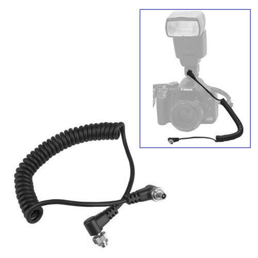 100cm Male To Male Flash PC Sync Cable Cord For Camera & Flash Light Connection 2